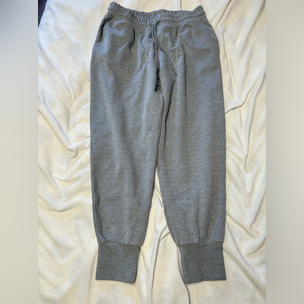 Gray sweatpants